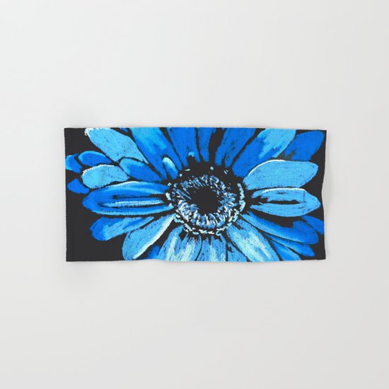 Blue flower Hand & Bath Towel