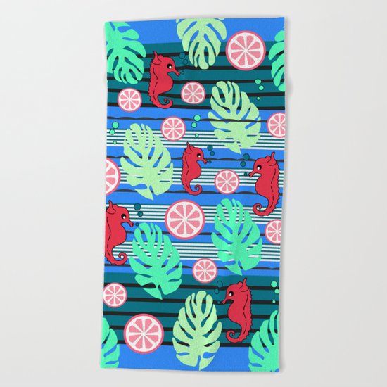 Fruity underwater Beach Towel