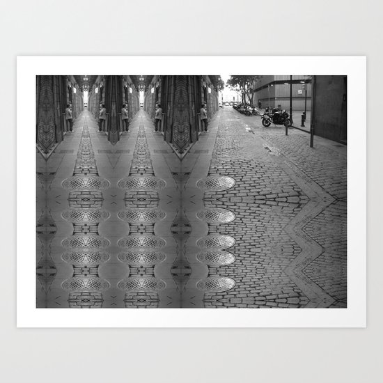 unrehearsed true tow grind Art Print