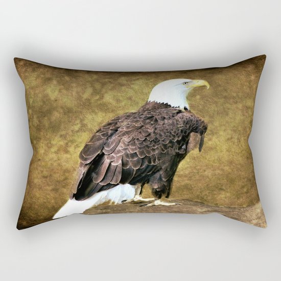 American Bald Eagle Rectangular Pillow