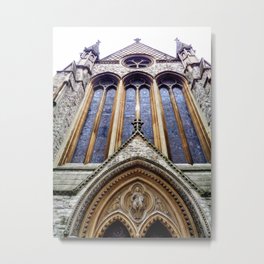 Kensington Church View Metal Print | Stmaryaboots, Kensington, Stainedglass, Architecture, Cross, Stonechurch, Stone, England, Church, Churchwindows 