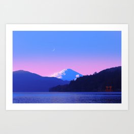 Mount Fuji Sunrise Art Print