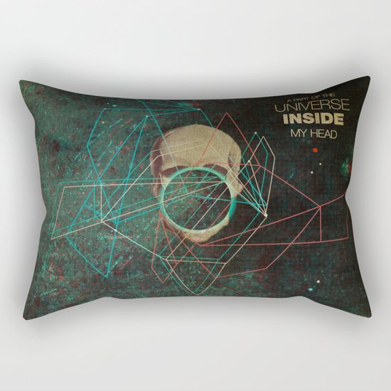 A Part Of The Universe Inside My Head Rectangular Pillow