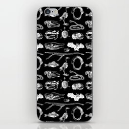 Animal Bones Black & White iPhone Skin