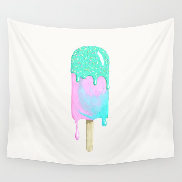 Melty Ice Cream Painting Wall Tapestry By Designdraft Society6