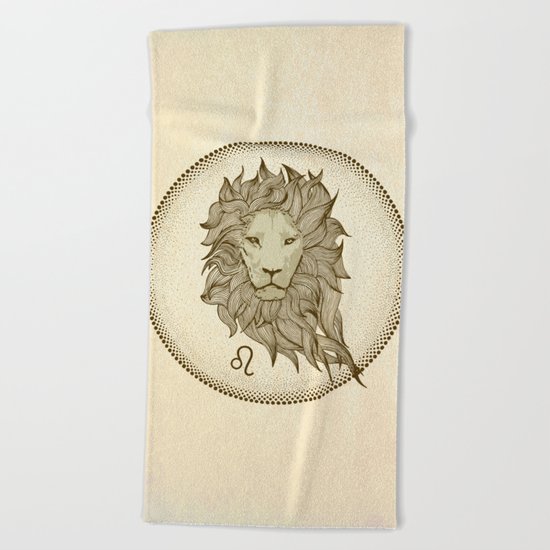 Leo Beach Towel