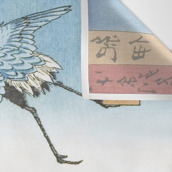 Utagawa Hiroshige - Cranes Over Kii Province, Wakanoura Bay