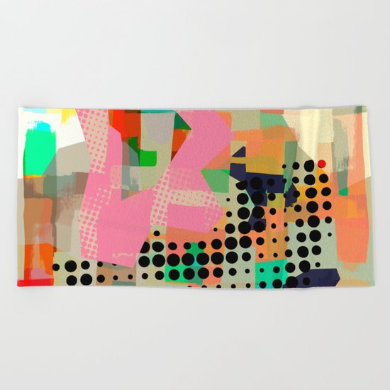 Abstract Painting No. 10 Beach Towel