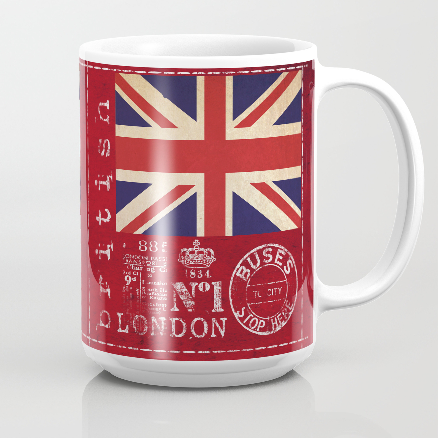 Union Jack Great Britain Flag Coffee Mug By Lebensart Society6
