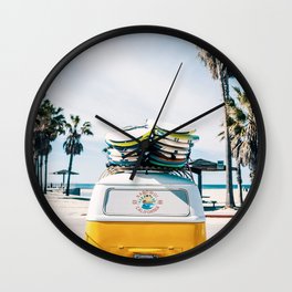 Surf van Wall Clock