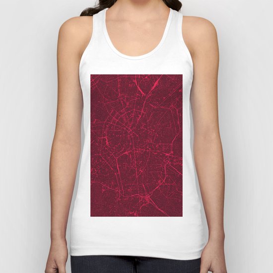 BERLIN GERMANY MAP Unisex Tank Top