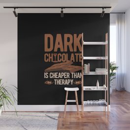 Dark Chocolate Funny Wall Mural