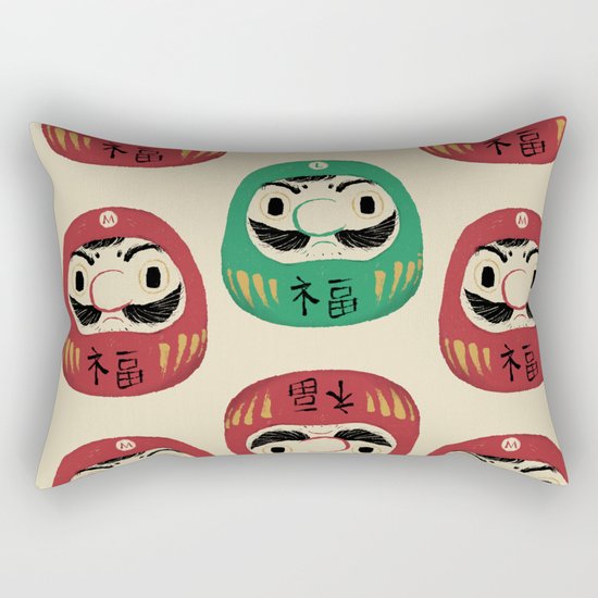 super daruma bros Rectangular Pillow