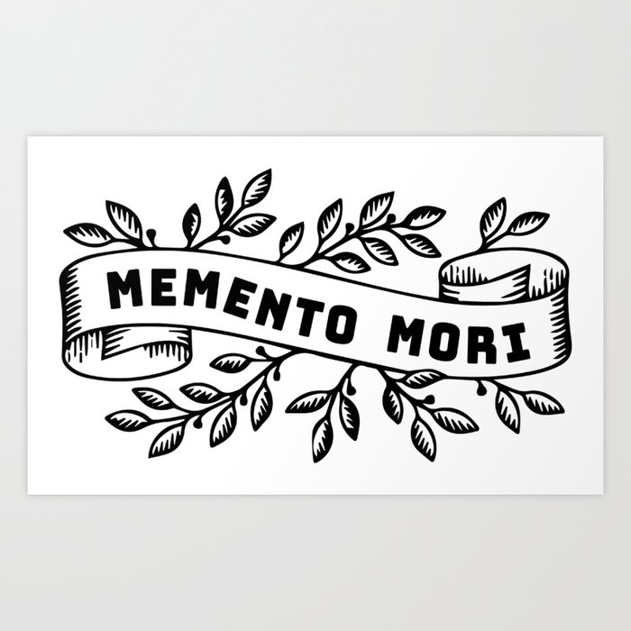 Memento mori Art Print