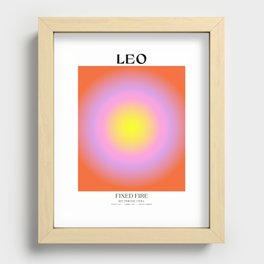 Leo Gradient Print Recessed Framed Print