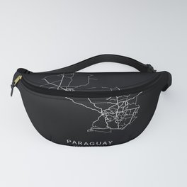 Paraguay Road Map  Fanny Pack