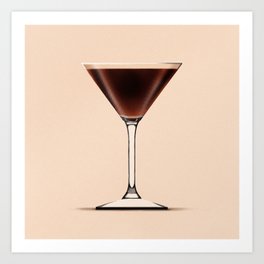The Drink Series - Espresso Martini Art Print