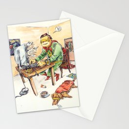 Hero and his Superdog Stationery Cards