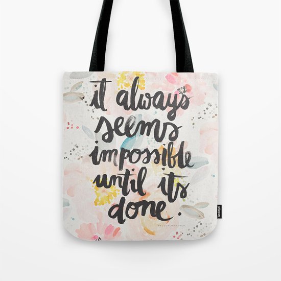 IT ALWAYS SEEMS ... Tote Bag