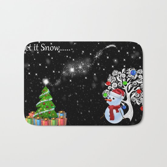 Let it Snow..... Bath Mat