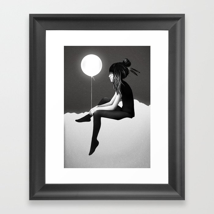No Such Thing As Nothing (By Night) Framed Art Print