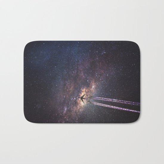 intergalactic space travel Bath Mat