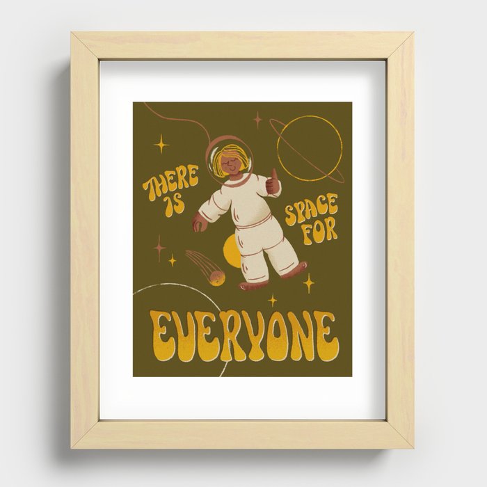 There is Space for Everyone Recessed Framed Print