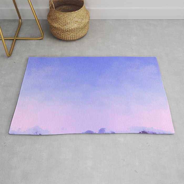 A beautiful abstract background with colorful paint textures Rug