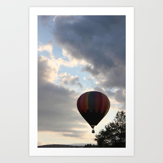 Adrift Amongst the Clouds Art Print
