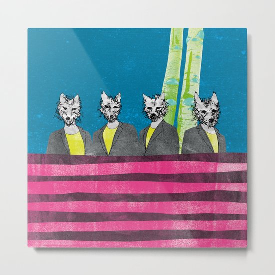 lupi (they are looking at you) Metal Print