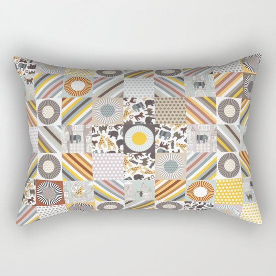 urban jungle squares Rectangular Pillow