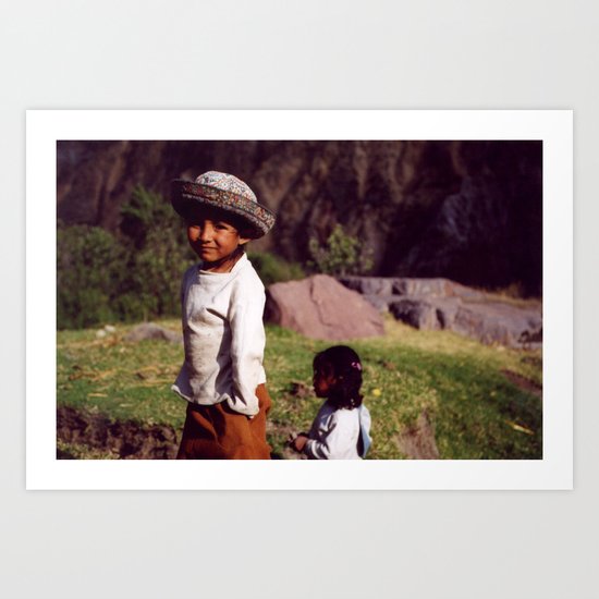 Children of the Colca Art Print