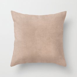 Basic Venetian velvet brown  Throw Pillow