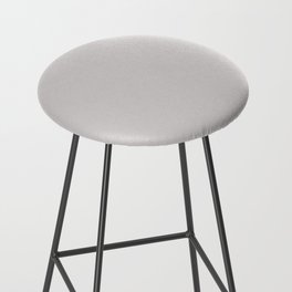 Light Pale Warm Gray Solid Color Parable to Valspar White Pepper 4001-1a Bar Stool