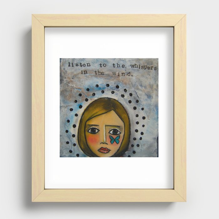 Whispers In The Wind Recessed Framed Print