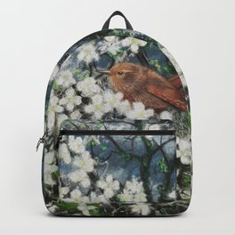 Spring Blossom Wren Backpack