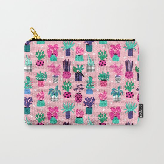 M'kay - southwest cactus desert trendy 90s bright neon 80s style retro classic Carry-All Pouch