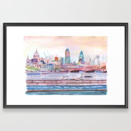 Colorful London Framed Art Print