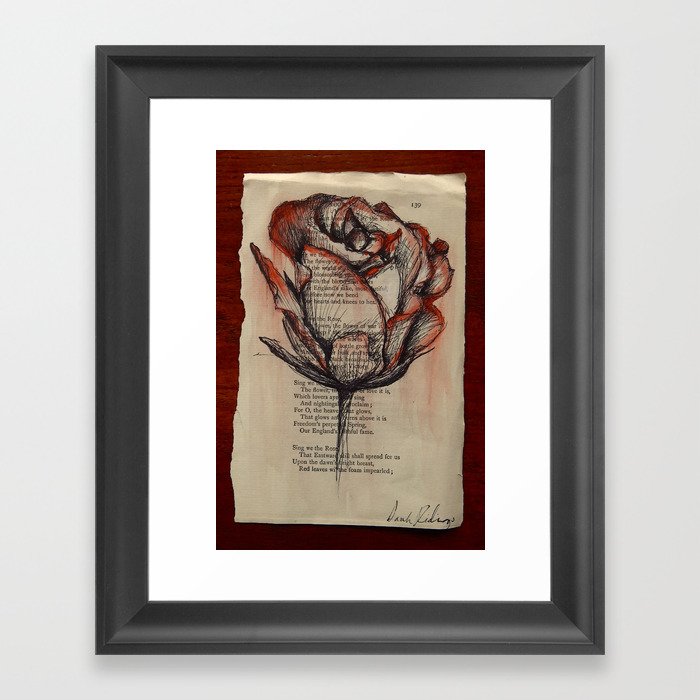 Rose Framed Art Print
