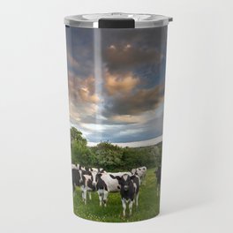Cows On Summer Evening Travel Mug