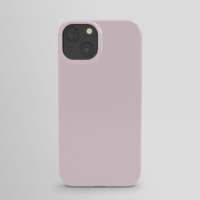 Ultra Pale Pastel Pink Solid Color (Hue / Shade) Matches Sherwin Williams Lighthearted Pink SW 6568 iPhone Case
