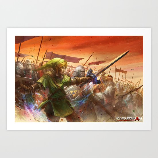 Legendary Battle Art Print