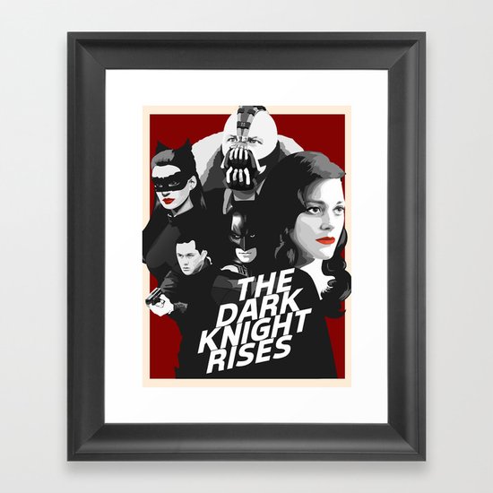 The Dark Knight Rises Framed Art Print