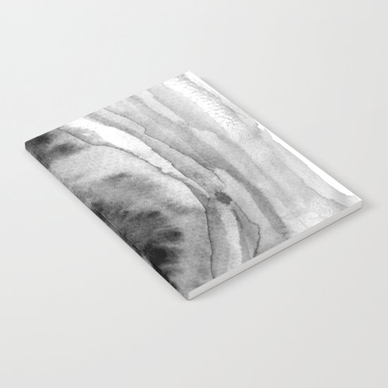 Layers Black and White Notebook