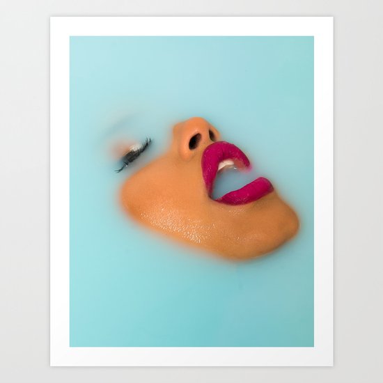 Blue Lake Art Print
