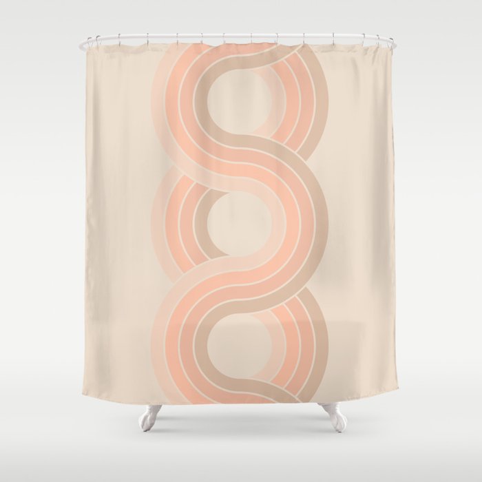 Soft Light Chain Shower Curtain