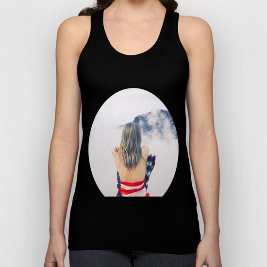 USA Girl Unisex Tank Top