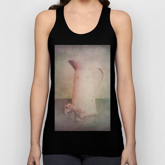Vintage in Pink Unisex Tank Top