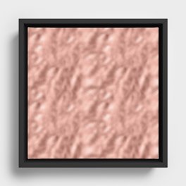 Rose Gold Metallic Shimmer Framed Canvas