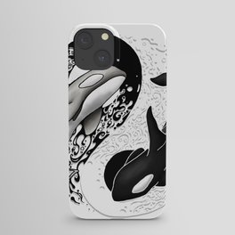 Yin Yang Orcas iPhone Case